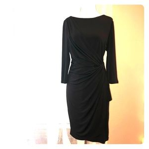 Carmen Marc Valvo Dress 3/4 Sleeve classic modest